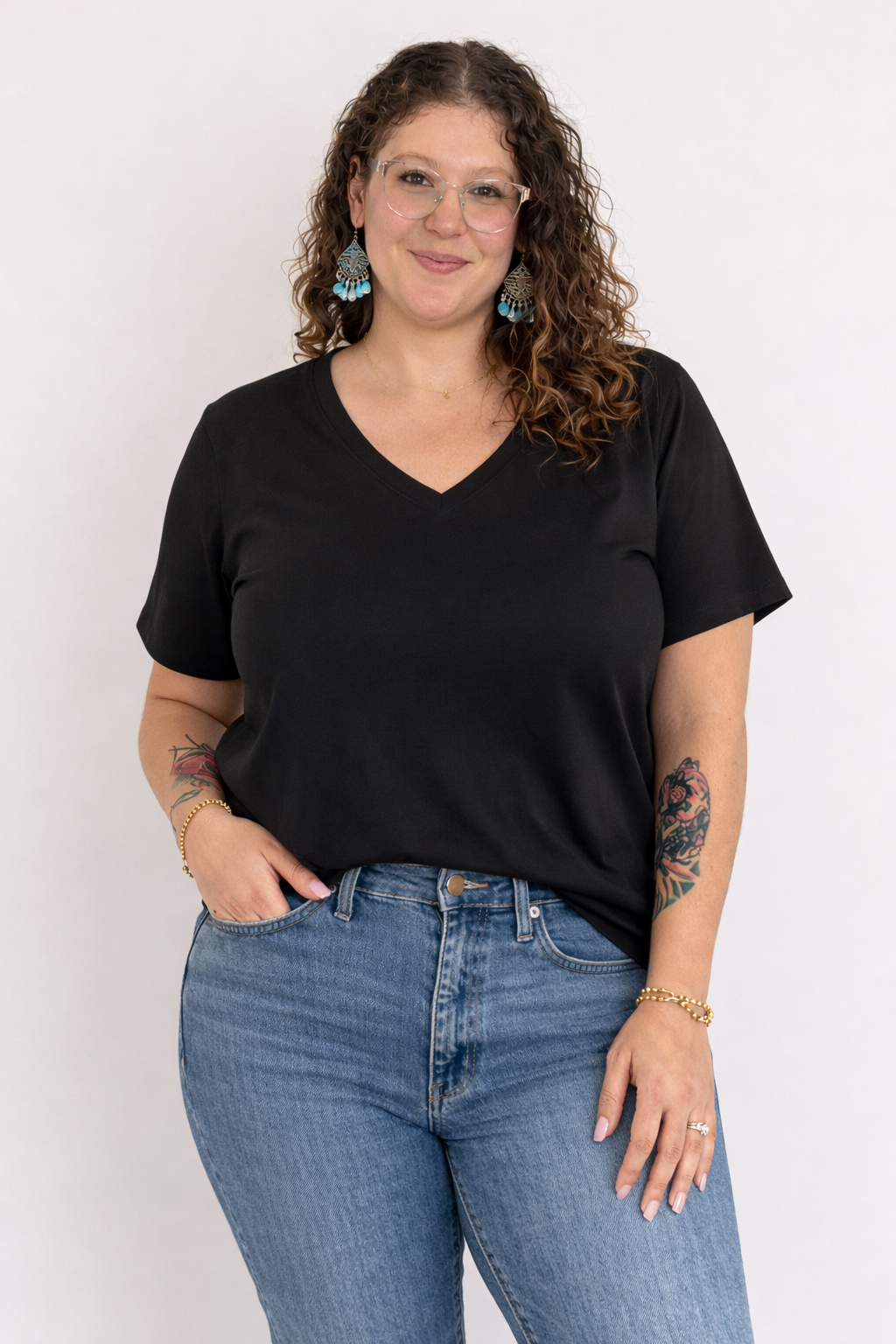 Simple Black Tee