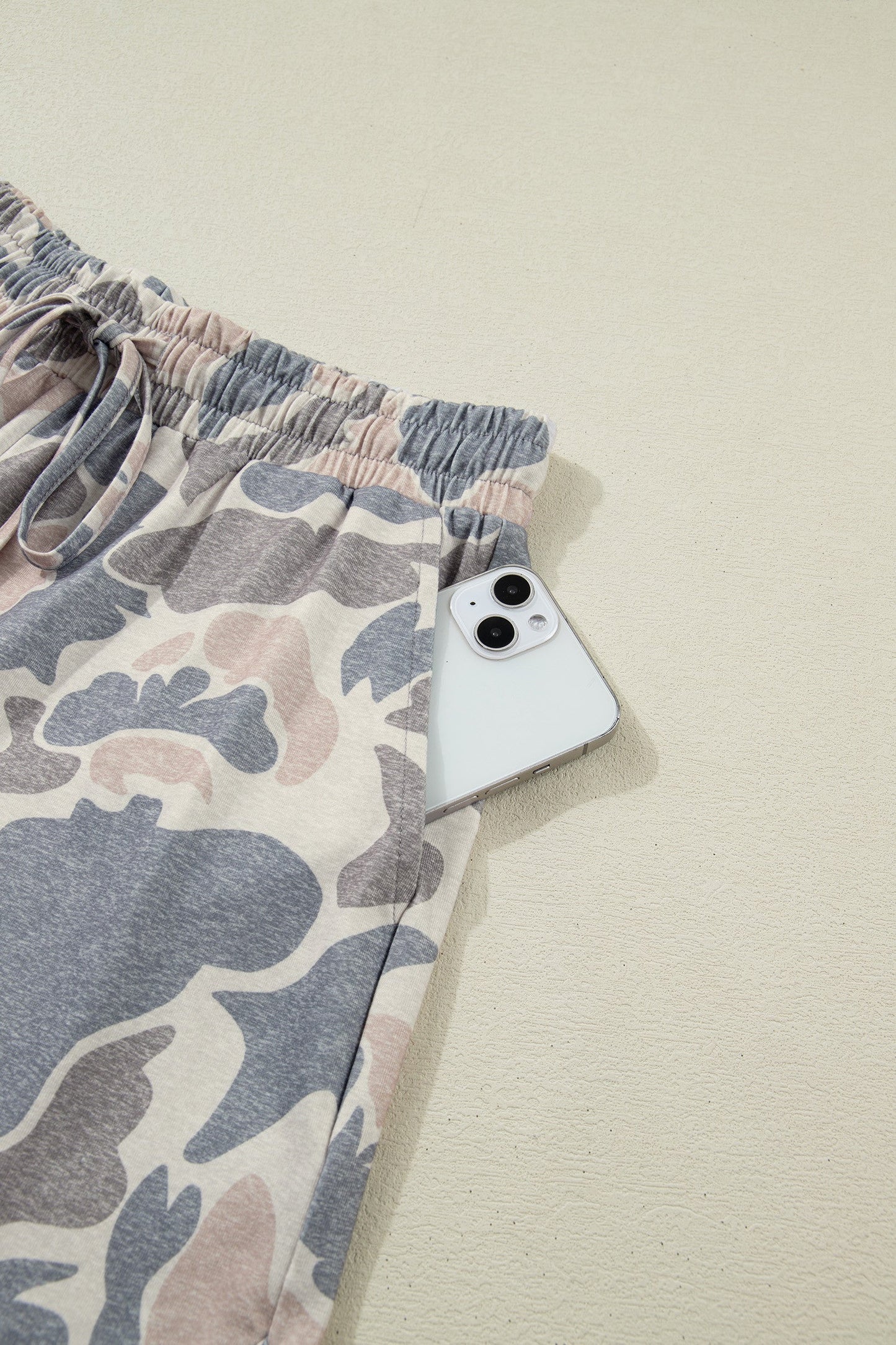 Camo Loose Top Outfit RTS