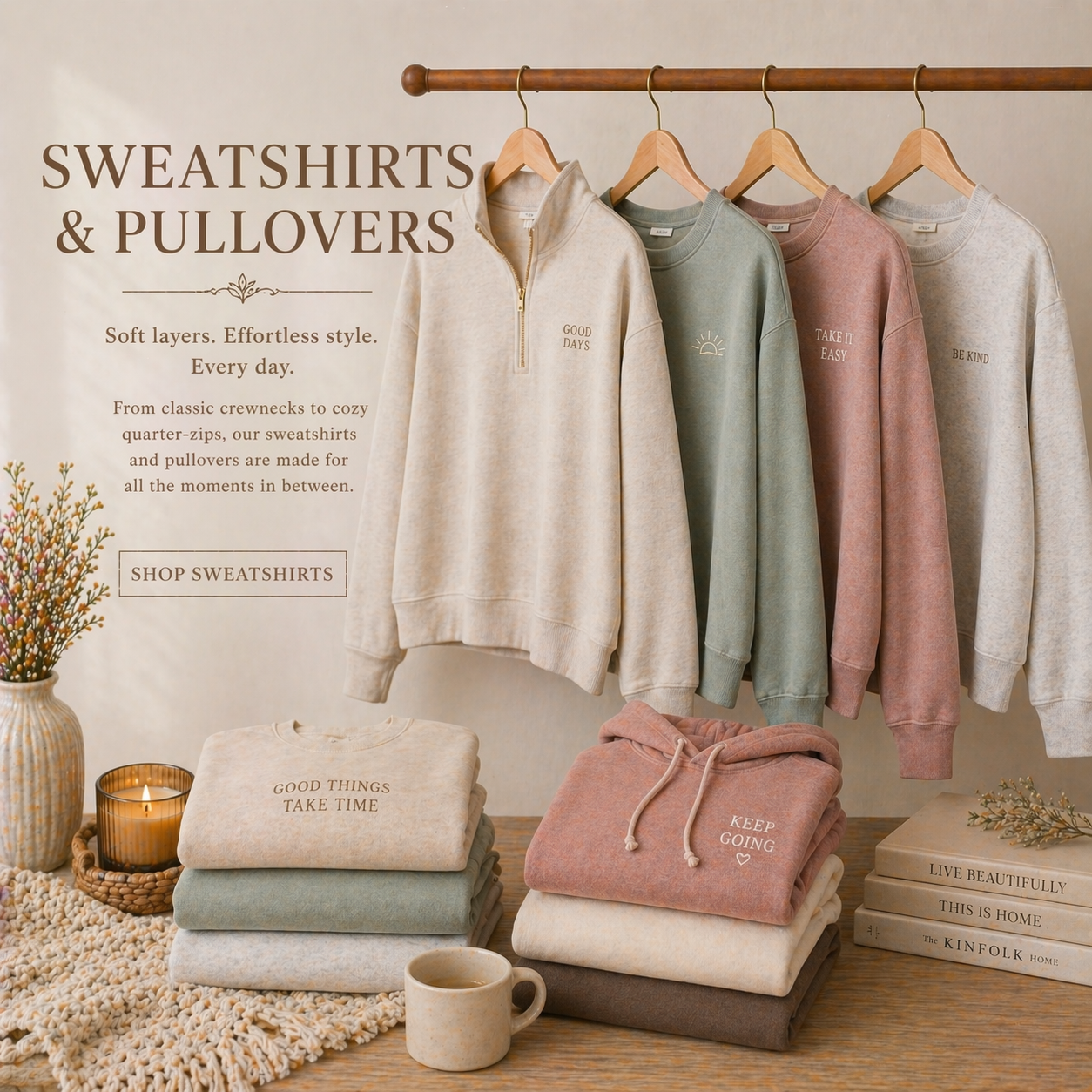 Sweatshirts & Pullovers