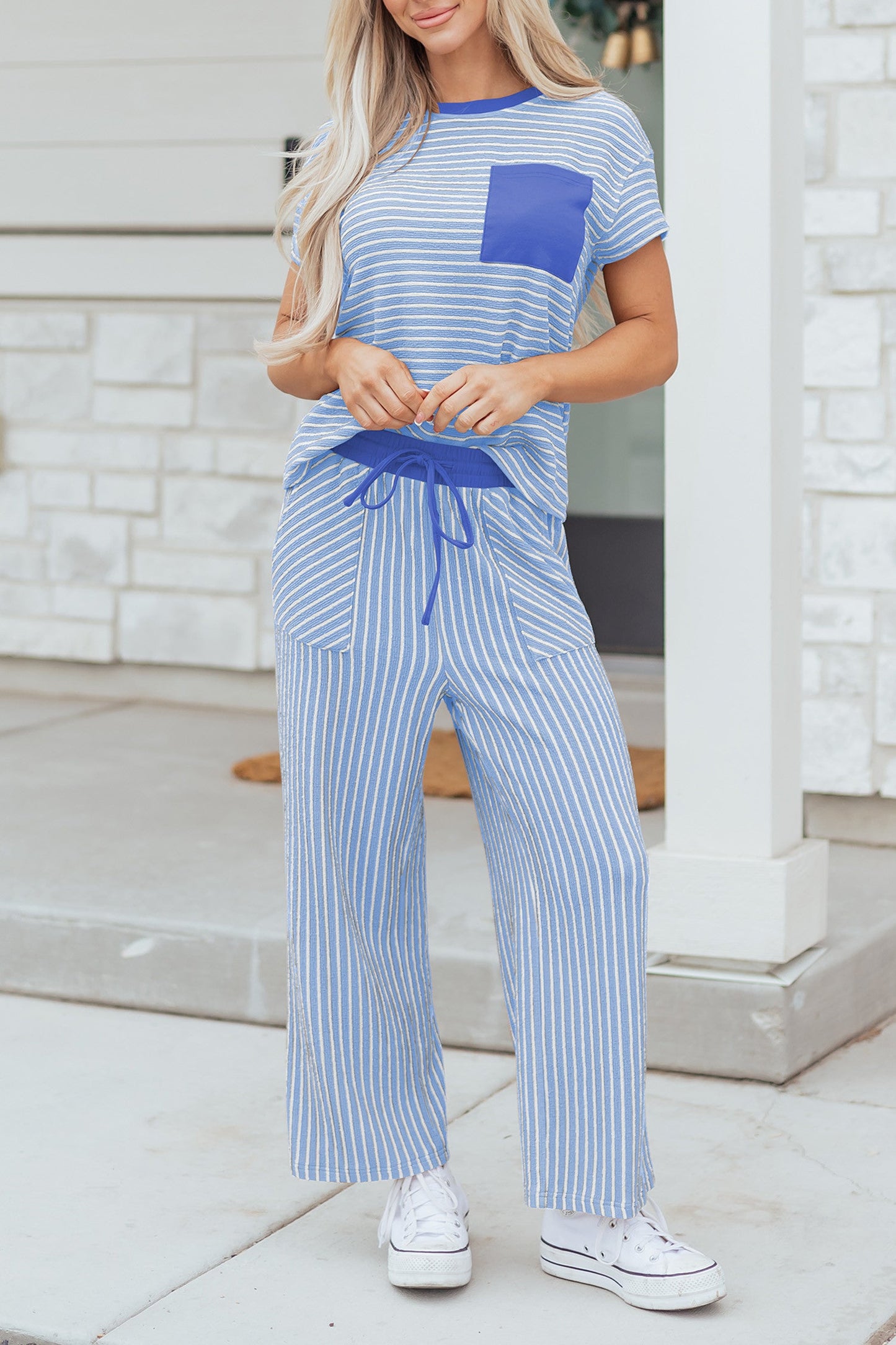 Stripe Drawstring Set RTS