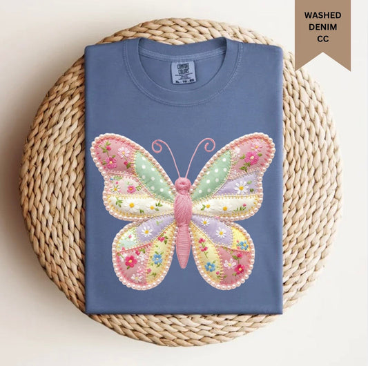 Patchwork Butterfly Tee.