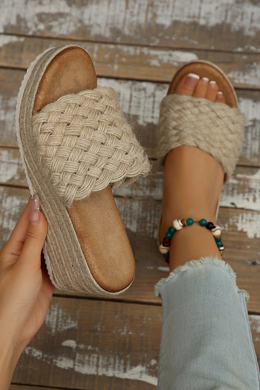 Woven Band Platform Sandals RTS