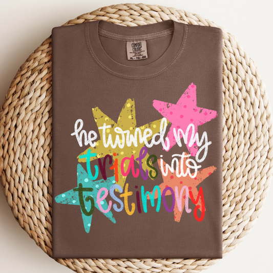 Trials Into Testimony Tee.