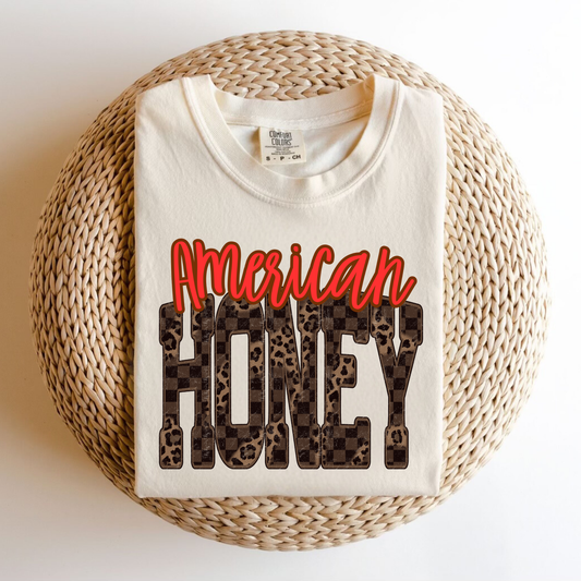 American Honey Leopard Tee.