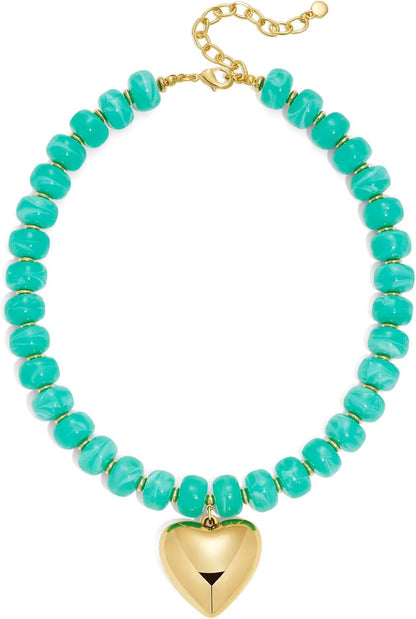 Chunky Heart Necklace RTS