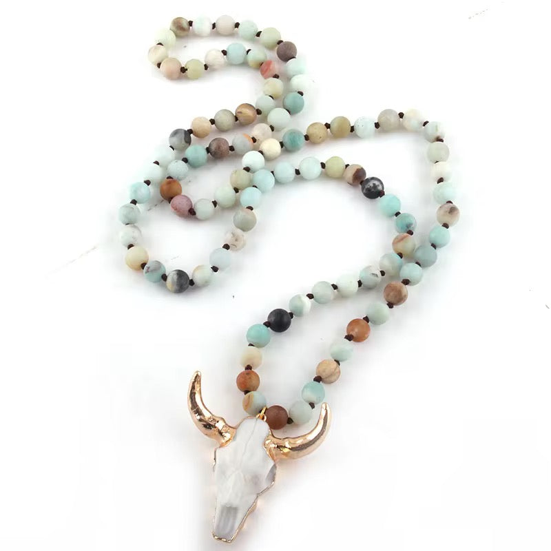 Western Longhorn Necklace RTS