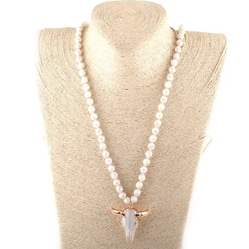 Western Longhorn Necklace RTS