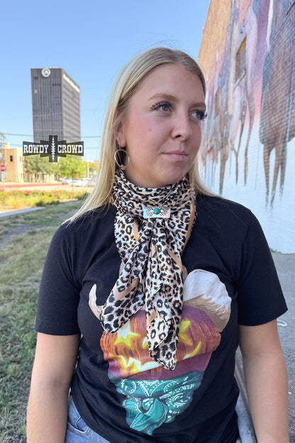 Liberty Leopard Wild Rag/ Scarf